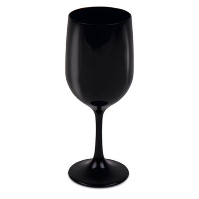Calice vino 370 ml, set 2 pz, SAN, nero - Camp4