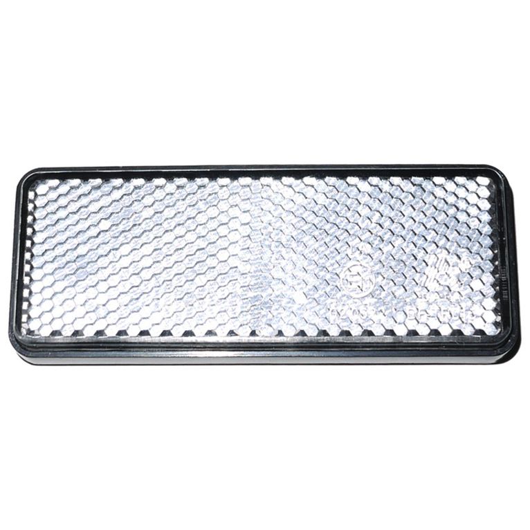 catadiottro 95x38 mm autoadesivo trasparente 2 pz