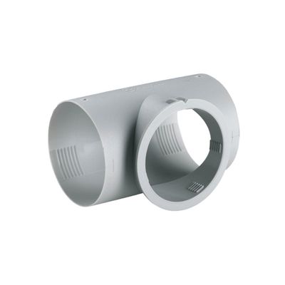 LT RACCORDO A T GRIGIO AGATA PER TUBI Ø 65/72 MM 40152.0