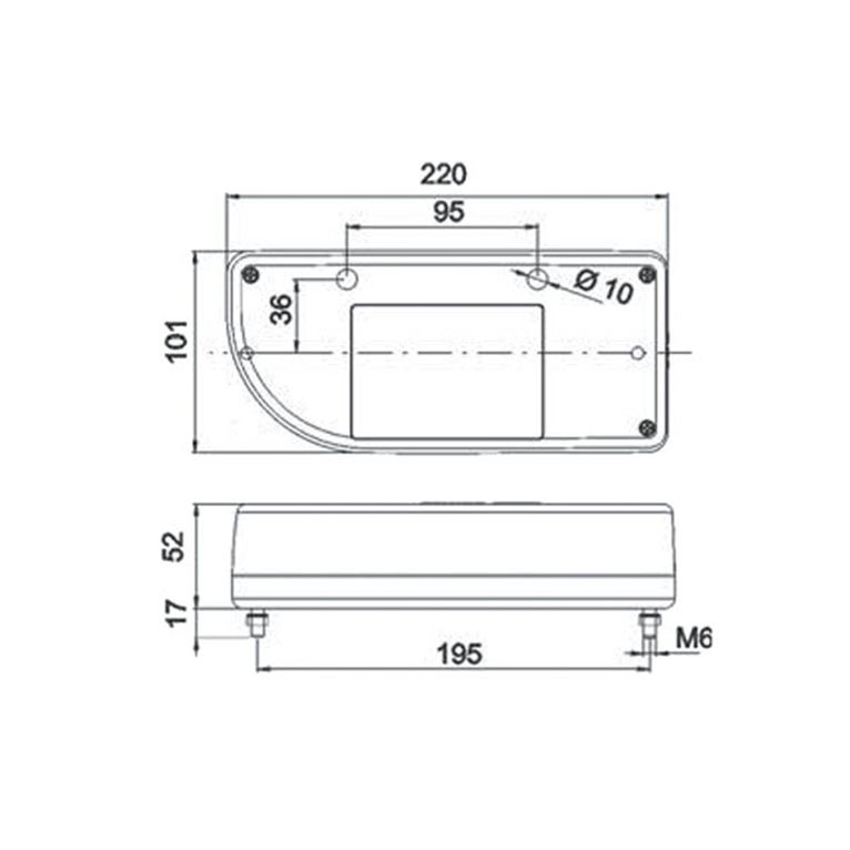 fanale multifunzione 821 • sinistro