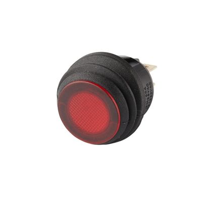 INTERR.UNIPO. 12VDC NERO CON LENTE