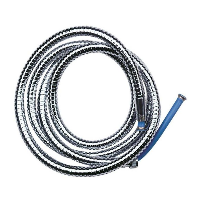 flessibile ricambio cromato 150cm. 3/8"" f x 15/1"" m
