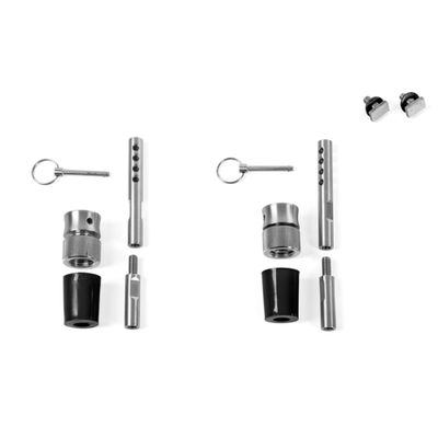 Kit di montaggio per piastre antisabbia, acciaio inox