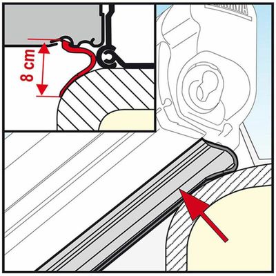 Kit Rain Guard Lower 550
