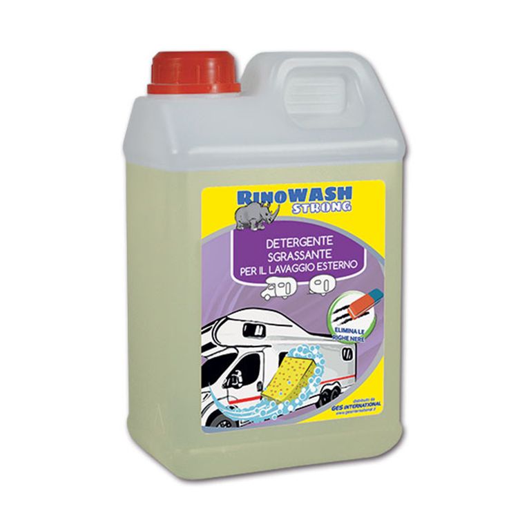 rinowash strong per carrozzeria 2 litri detergente esterni camper