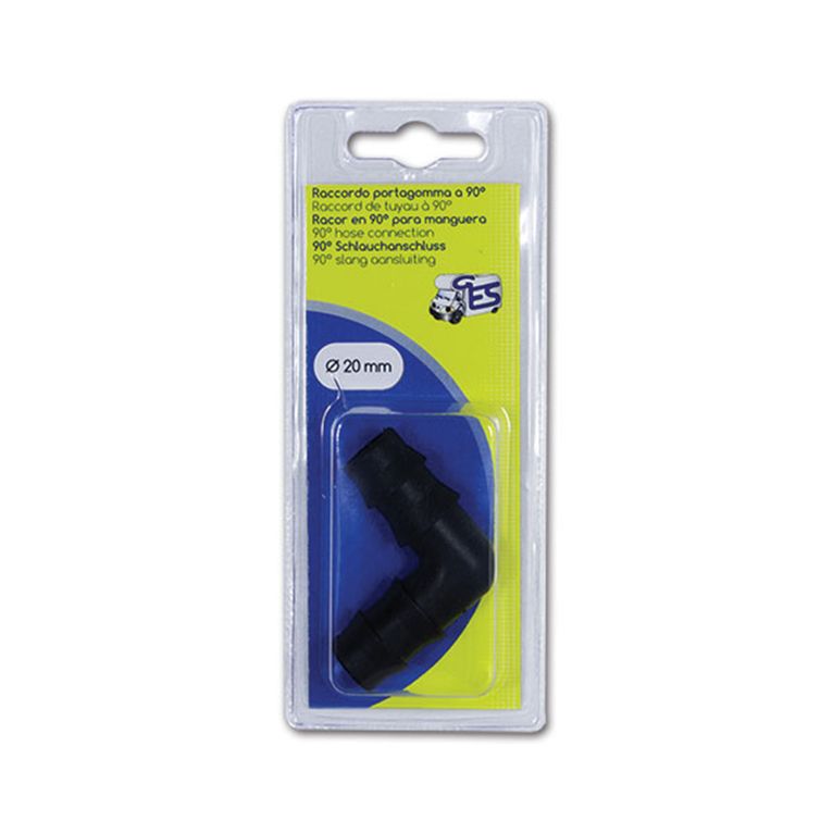 manicotto curvo 90° • ø 20 mm • blister