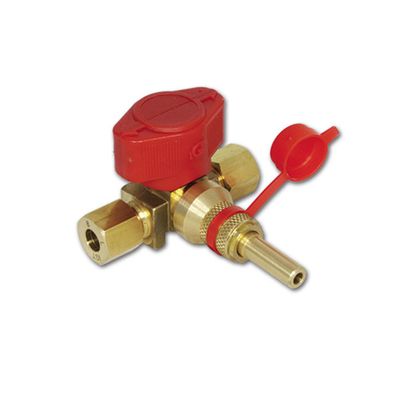Rubinetto Gas a T - Attacco Rapido - Ø 8 mm