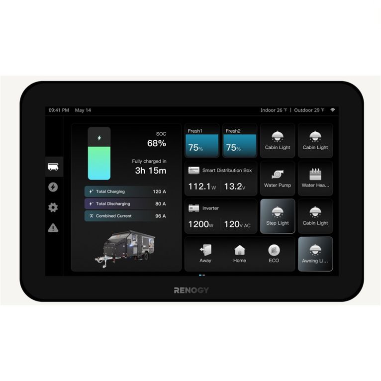 display di controllo touch vision 7