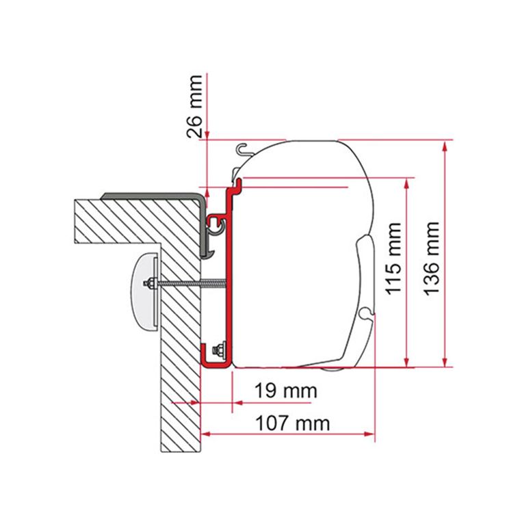adapter rapido 350 - fiamma