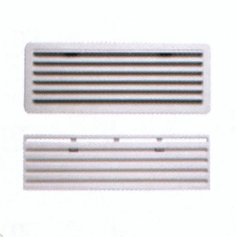 griglia esterna di ventilazione nera piccola 483x186 mm.