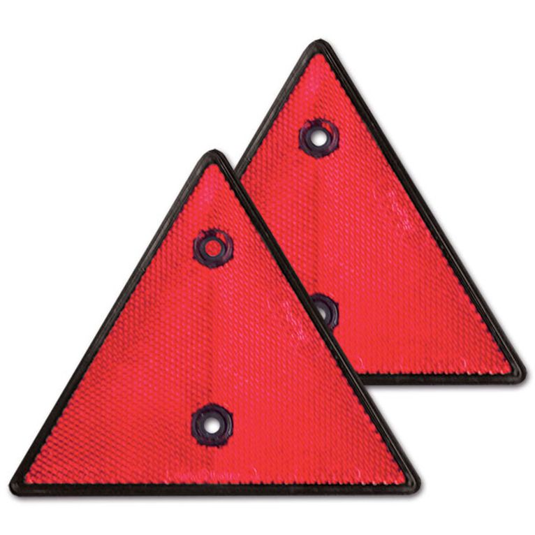 catadiottri triangolari • 2 fori • fissaggio vite • blis