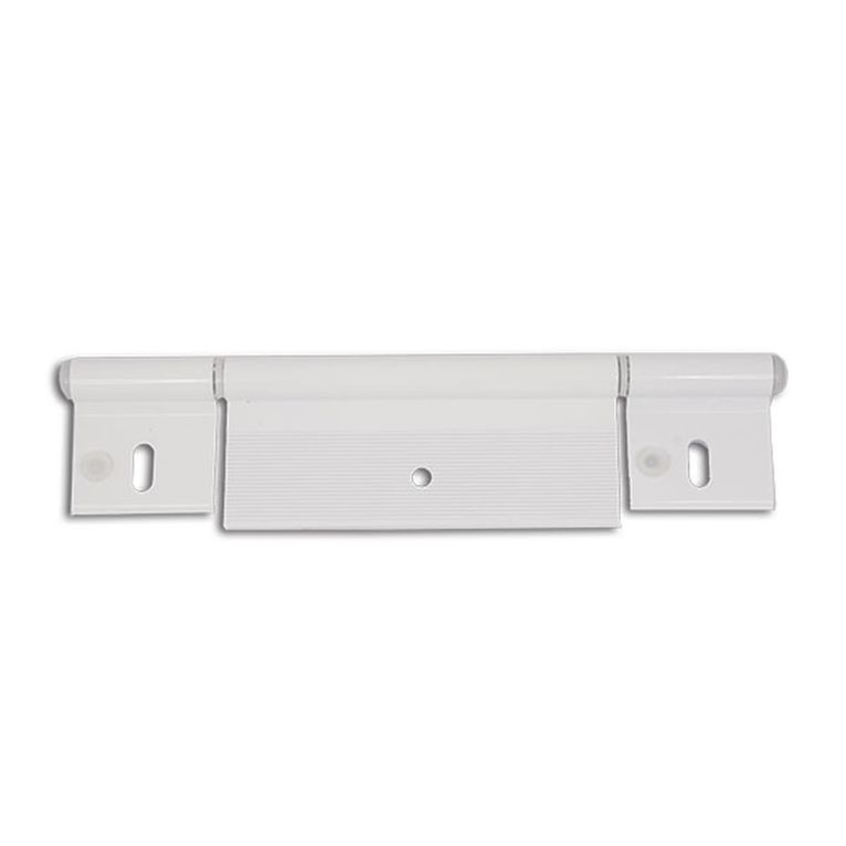 cerniera alluminio bianco • 200 mm • 3 fori