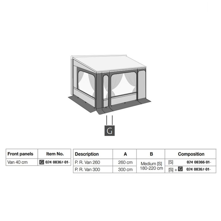 front panel 40 (f45 van) - fiamma