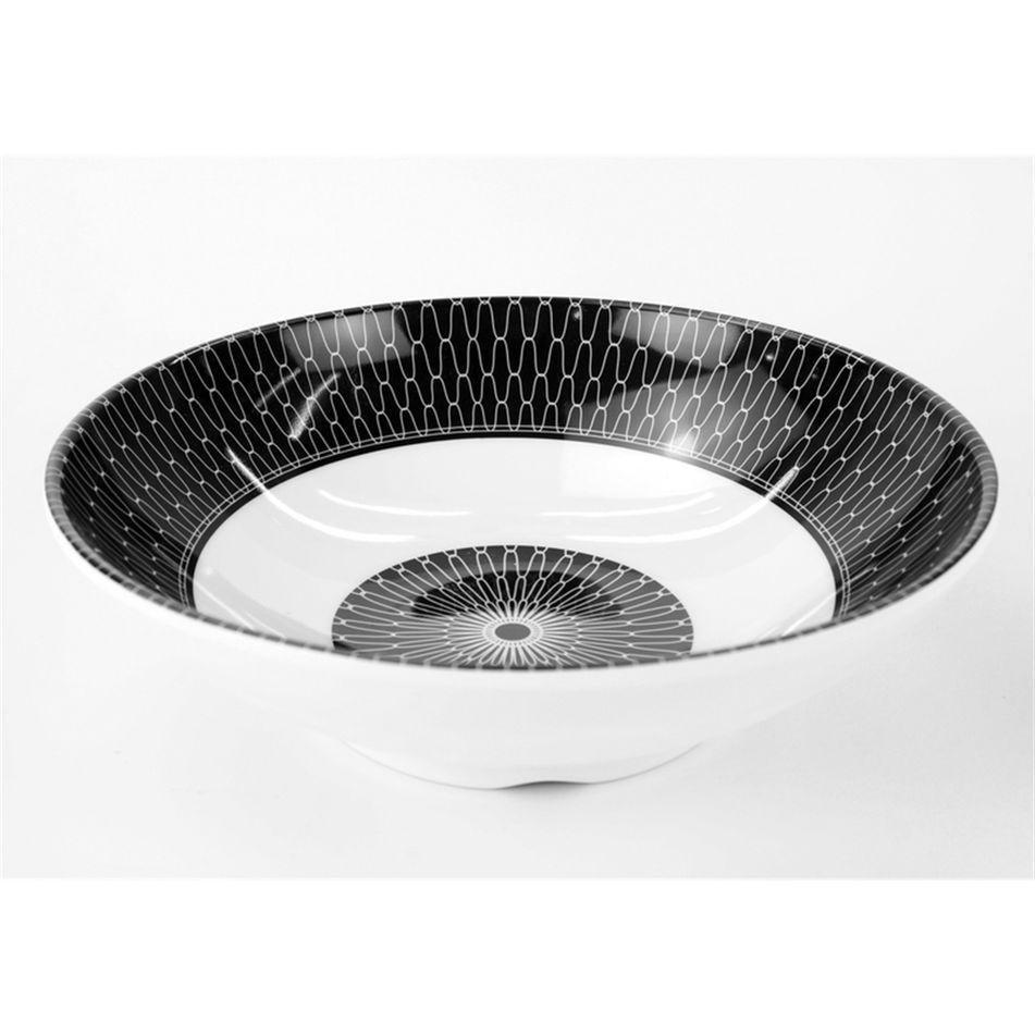 stoviglie-in-melamina-black-white-16-pz-per-4-persone