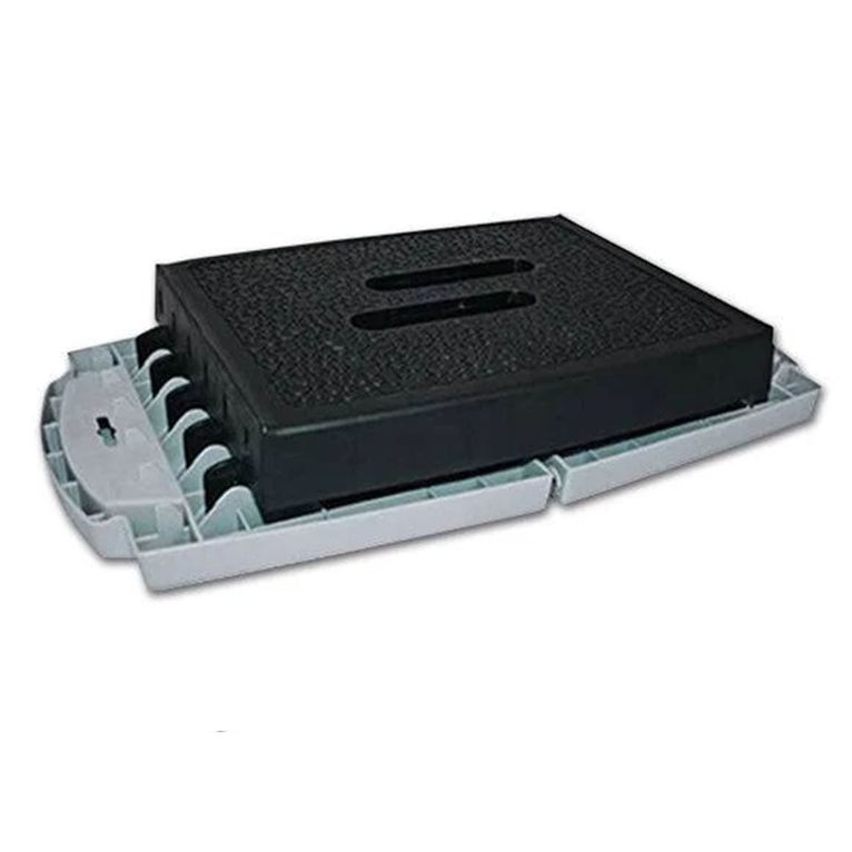 adelaide - gradino pieghevole in plastica portata 150 kg