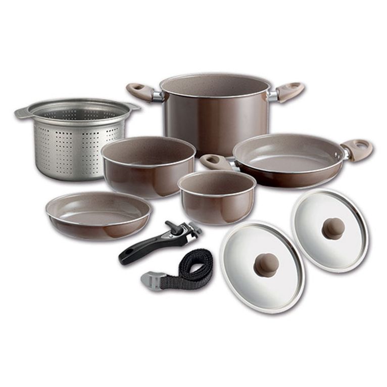set popote chocolate 9+1 - brunner