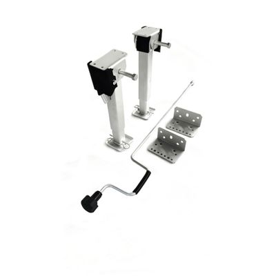 Piedini a manovella 33-53 cm 2 pz portata 500 kg