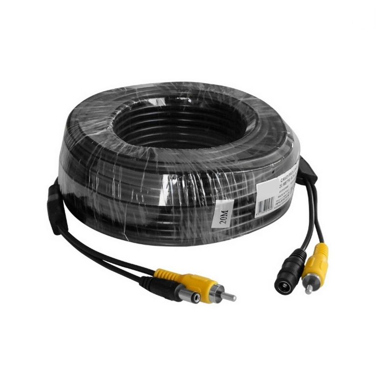 cavo prolunga video 20m rca per 025