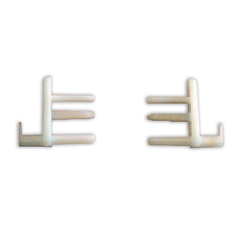ganci rastrollo 2000/3000 bianchi cf.: 3 coppie