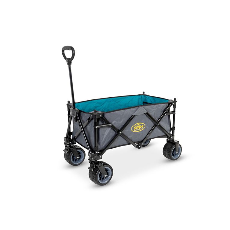 carrello da spiaggia lagune antracite/petrolio - camp4