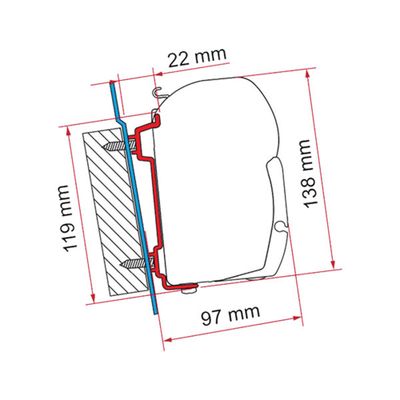 Kit Transit / Crafter / Sprinter High Roof - Fiamma
