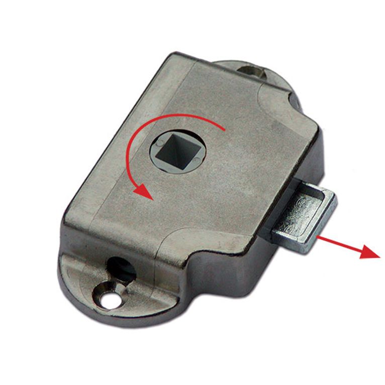 serratura piccolo nova sinistra nichelato d25