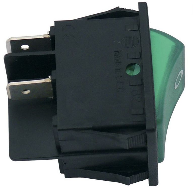 interruttore 220v verde rm200/2210