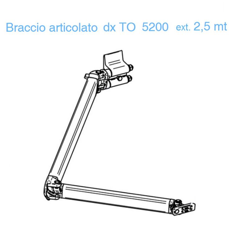 omnistore 5200 braccio snodabile de - thule