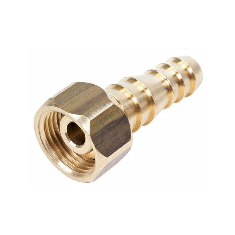 raccordo diritto in ottone per rubinetto cf.pz: 10