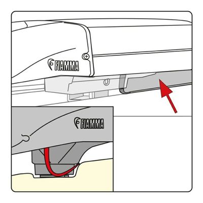KIT RAIN GUARDF40 VAN MERCEDES V CLASS - Fiamma