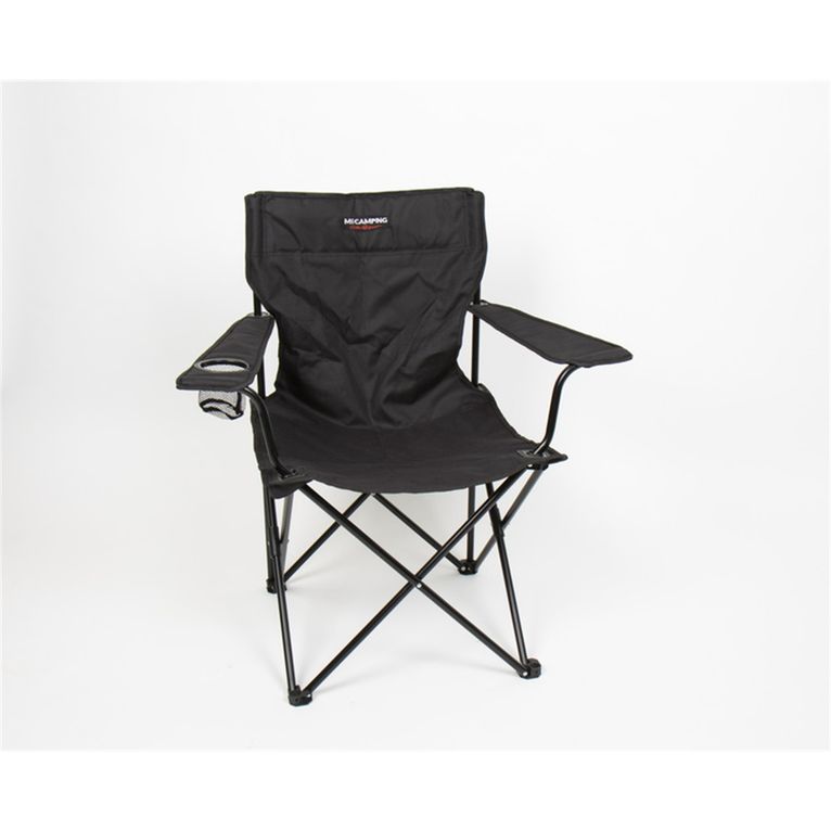 sedia pieghevole mahalo nera - mc camping