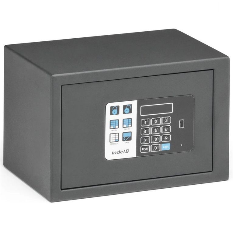 safe box 10 grigia cerniera destra