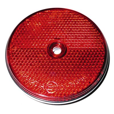 Catadiottri tondi 72 mm rossi 2 pz - Carbest