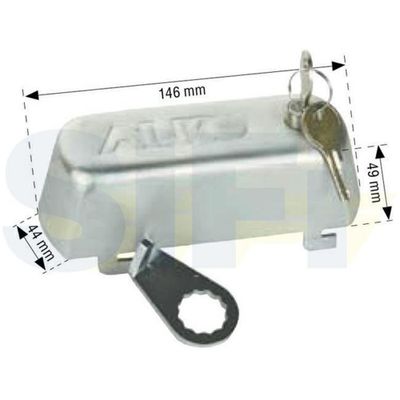 ANTIFURTO PER PIEDINO PREMIUM (SET 2 PZ) - AL-KO