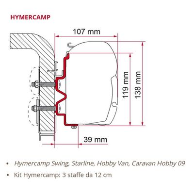 KIT HYMERCAMP PER F45S - Fiamma