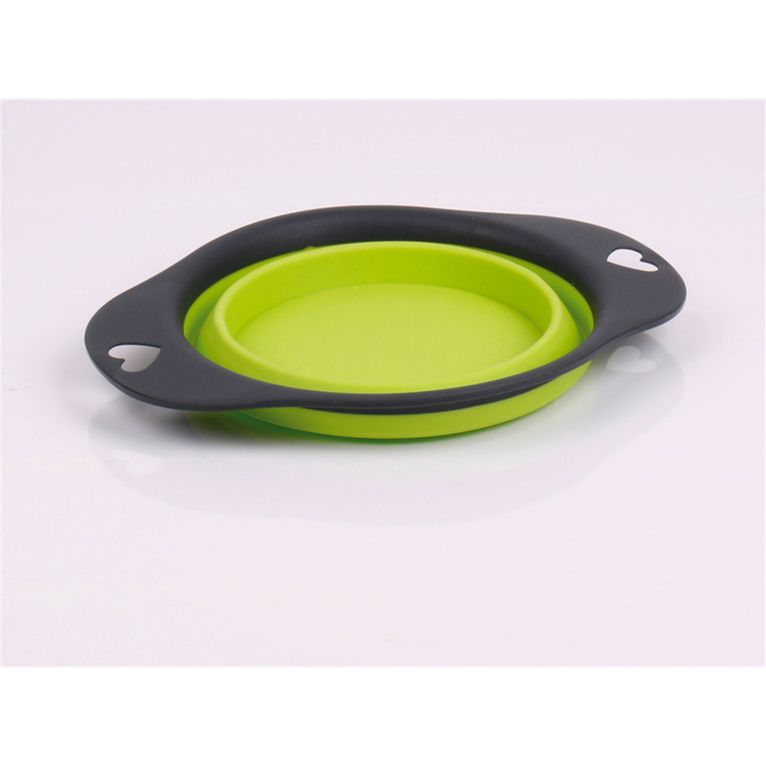 ciotola pieghevole cani fritz ø19,5 cm antracite/verde