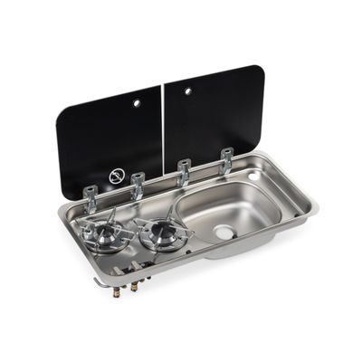 Fornello-lavello 726x346x140 mm piezo lavello dx