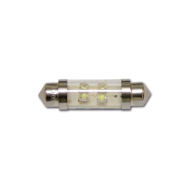 lampadina c5w • 4 led round • 10,5 x 38 mm