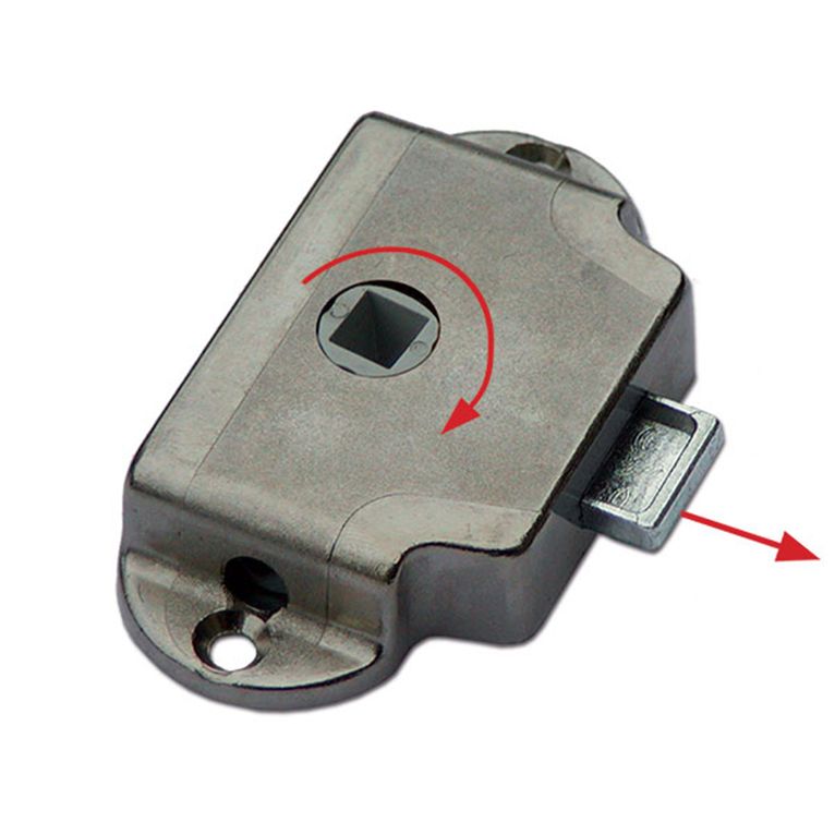 serratura piccolo nova destra nichelato d25 • blister
