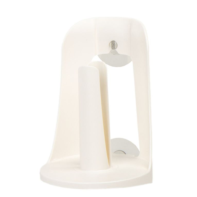 portarotolo da cucina con 2 ventose bianco, max 3 kg