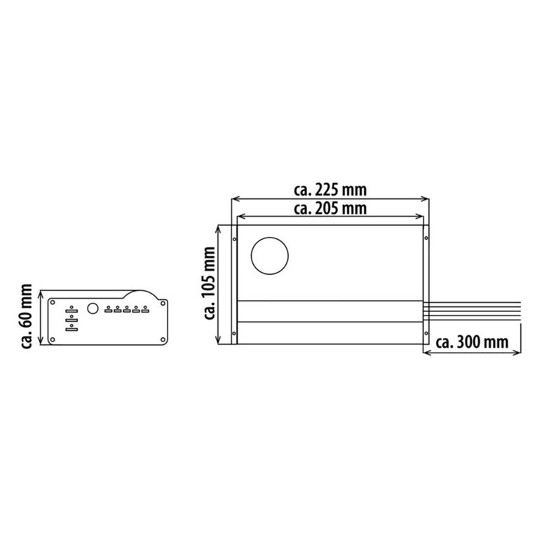 booster di carica dc-dc powerpeak 25a - carbest