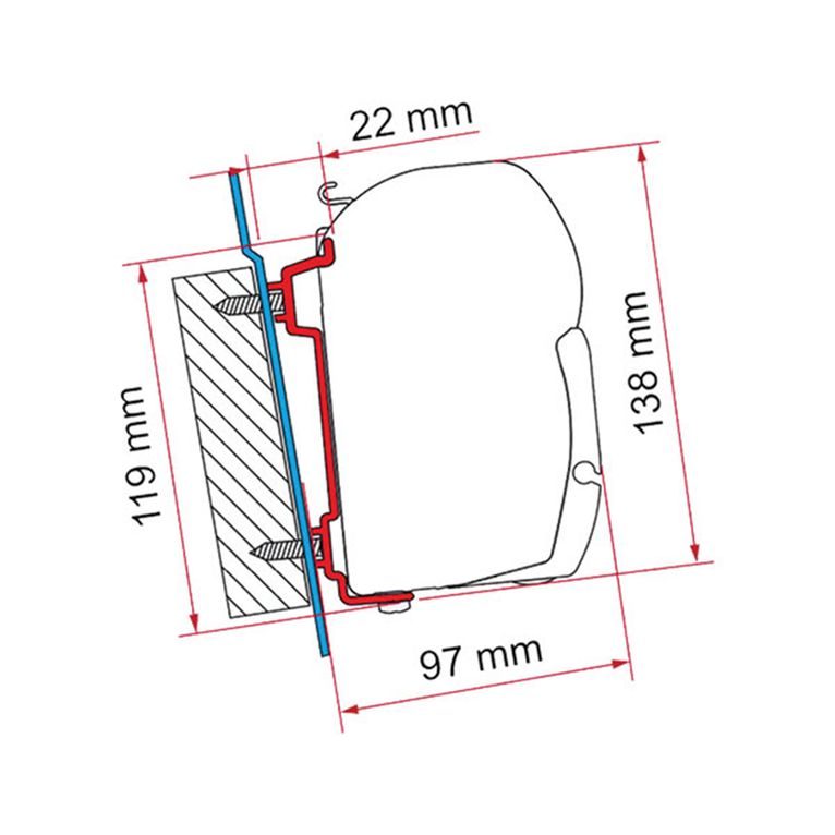 kit transit / crafter / sprinter high roof - fiamma