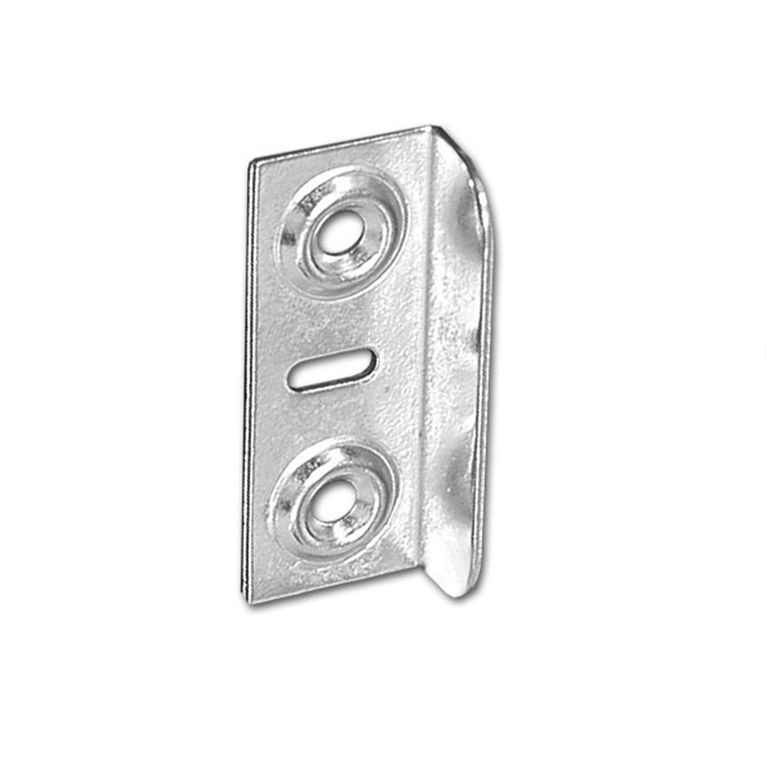 contropiastra in acciaio nichelato