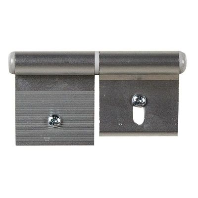 KIT CERNIERA C12 48X40 + 43X40 ANODIZZATA ARGENTO DX+SX