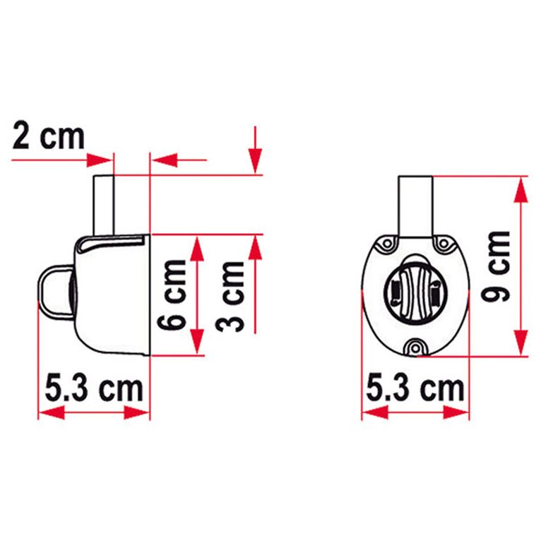 blocco porte cabina safe door guardian 2 pz - fiamma