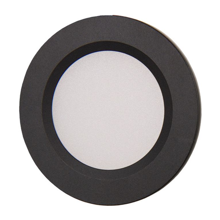 faretto led da incasso nero con anello ø65xh12 mm