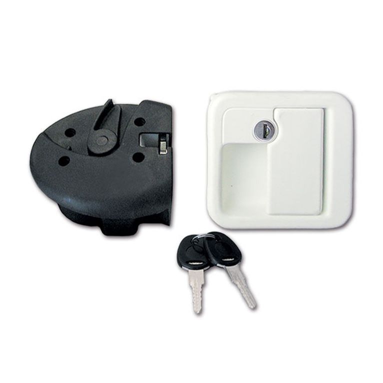 serratura 1090 completa - bianca