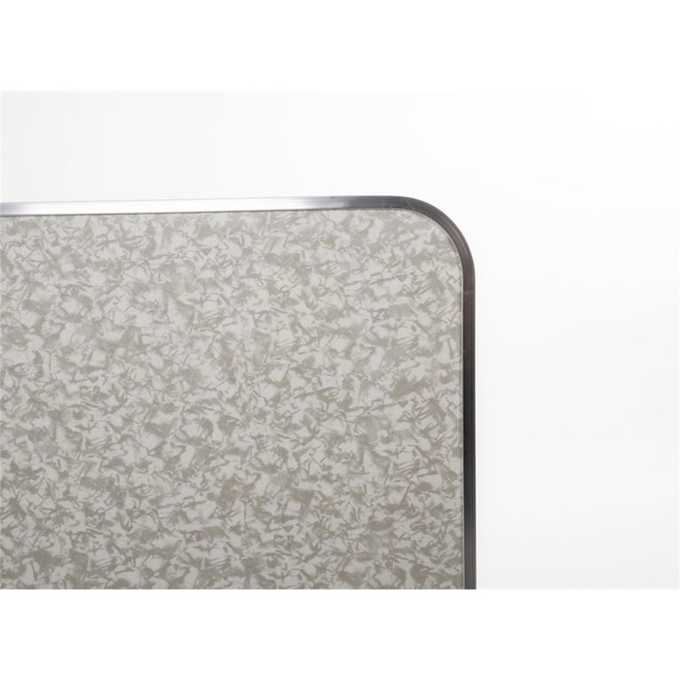 tavolino big butler acciaio grigio-argento 60x40 cm