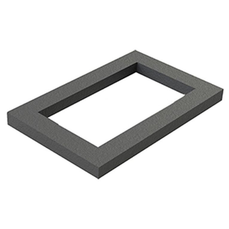 raccordo rettang.isolene adesivo nero 20x15 per diffus.e