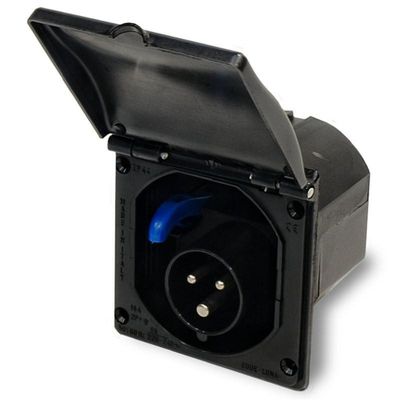 SPINA ESTERNA BIANCA 16A 2P+T230V IP44 95256.10